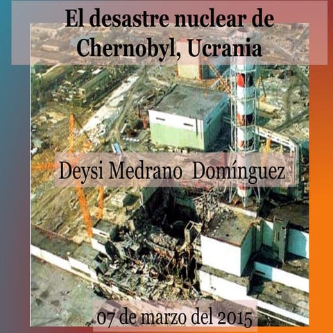 Catastrofe de Chernobyl | PPTX