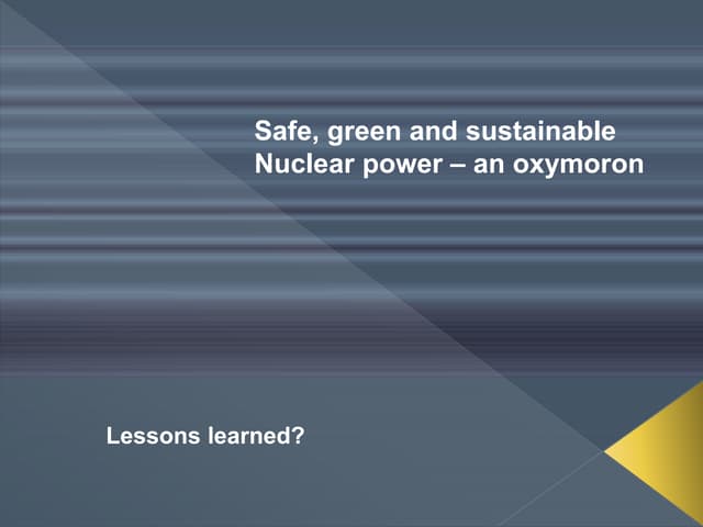 Facts behind Chernobyl