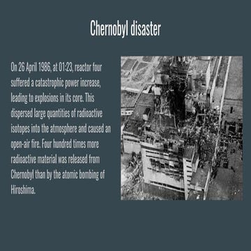 Chernobyl disaster