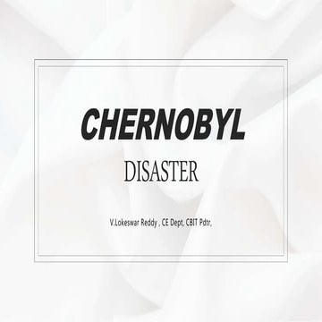 Chernobyl disaster