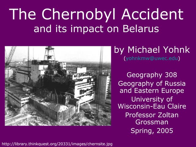 Chernobyl powerpoint