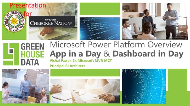 Cherokee nation 2 day AIAD & DIAD - App in a day and Dashboard in day