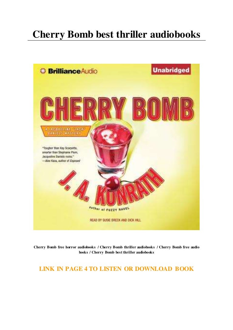 Cherry Bomb best thriller audiobooks