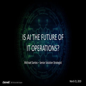 Is AI the Future of IT Operations? | PDF