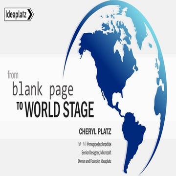 [Interaction 18] From Blank Page to World Stage