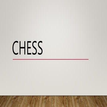 CHESS 