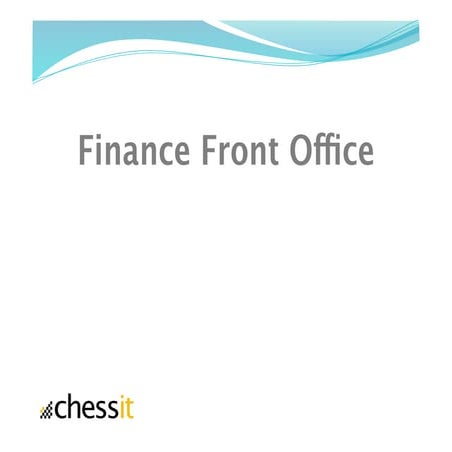 ChessIT Finance Front Office (Pivotal CRM add-on)