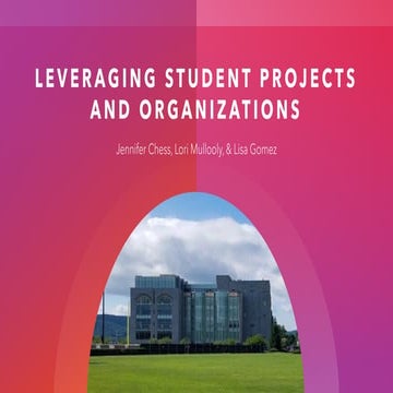 Big Talk From Small Libraries 2024: Leveraging Student Projects and Organizat...