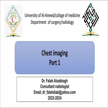 Chest imaging part one radiology lecture .pdf