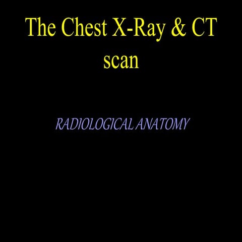 Chest radiography