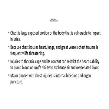 Flail chest | PPT