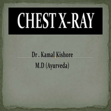 Chest x ray interpretation