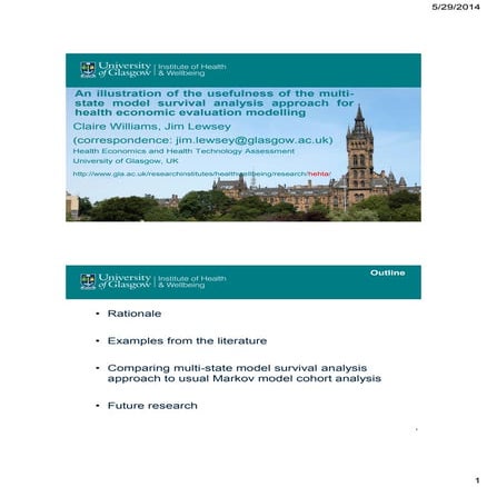 An illustration of the usefulness of the multi-state model survival analysis ...