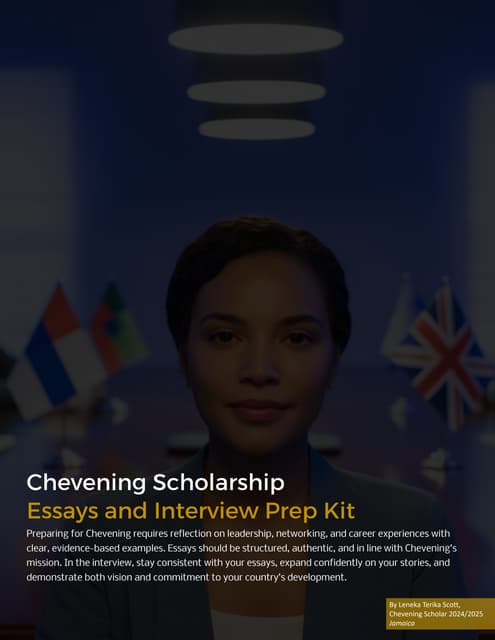 Chevening Scholarship Application and Interview Preparation Guide