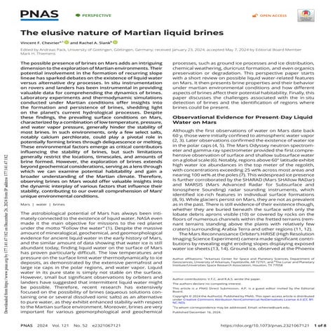 The elusive nature of Martian liquid brines