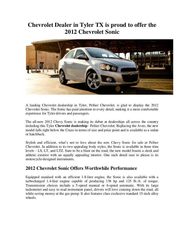 Dealerships In Tyler Tx >> Chevrolet Dealer In Tyler Tx Is Proud To Offer The 2012 Dealerships In Tyler Tx >> Chevrolet Dealer In Tyler Tx Is Proud To Offer The 2012