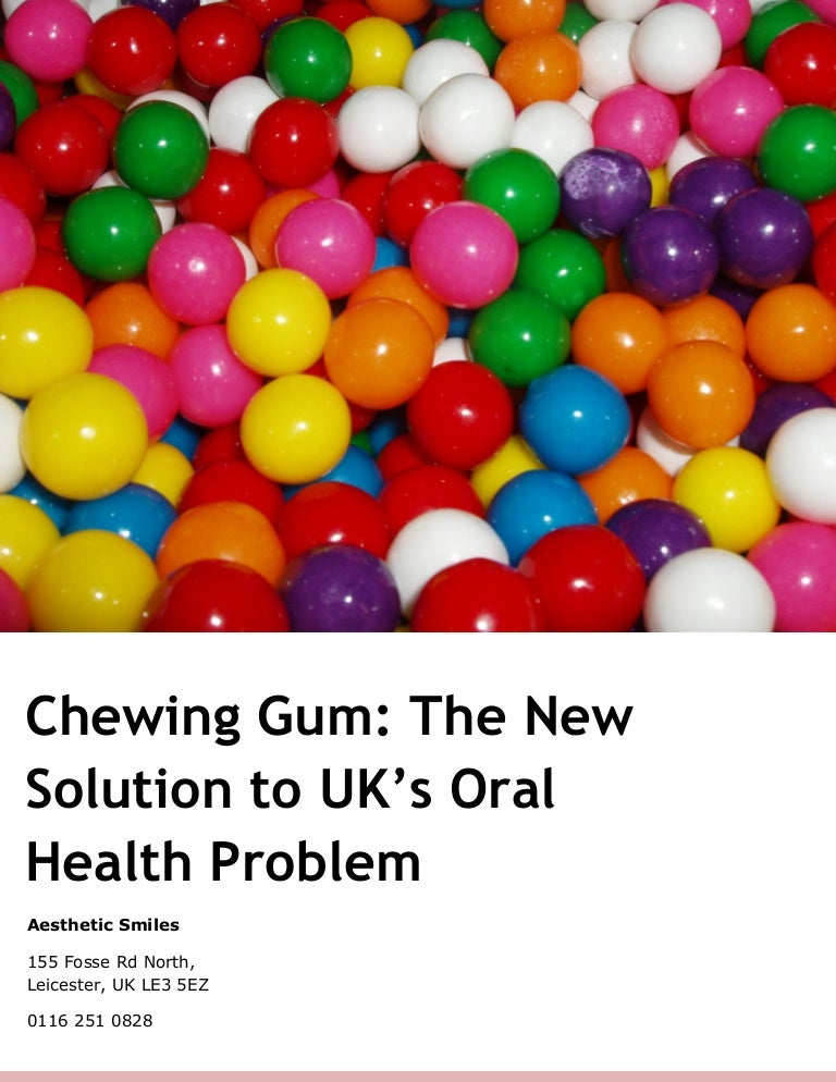 Chewing Gum The New Solution to UK’s Oral Health Problem