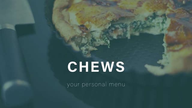 Startup Weekend Chicago 2015 - Chews Pitch Deck