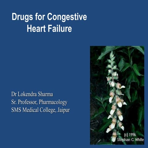 Drugs for Congestive Heart Failure