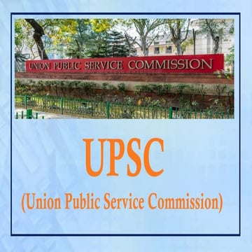 UNION PUBLIC SERVICE COMMISSION PRESENTATION