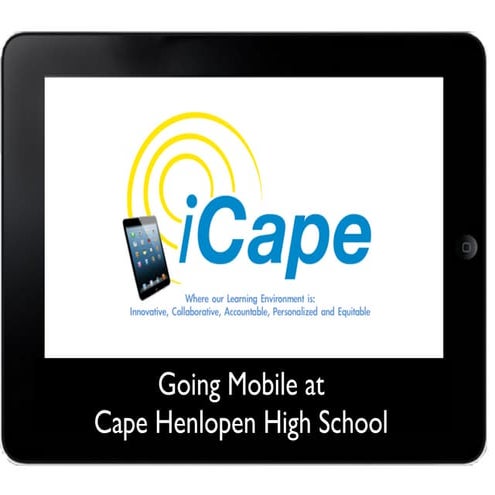 Cape High School iPad initiative 