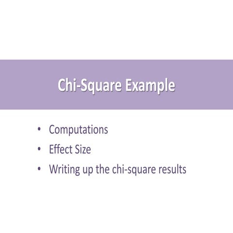 Chi-Square Example