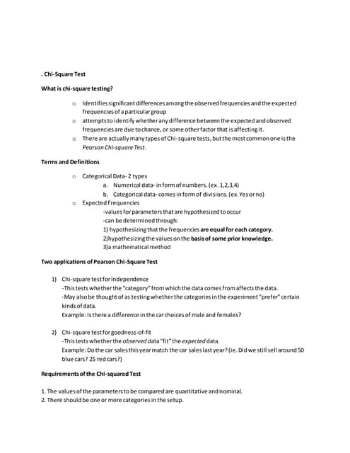Chi square hand out
