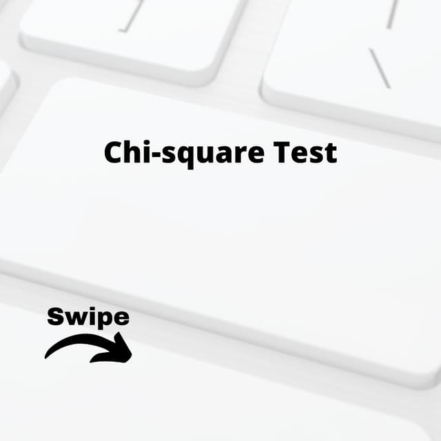 Chi square test