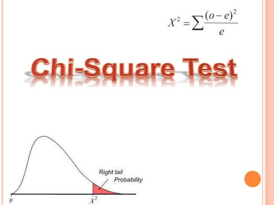Chi square test | PPTX