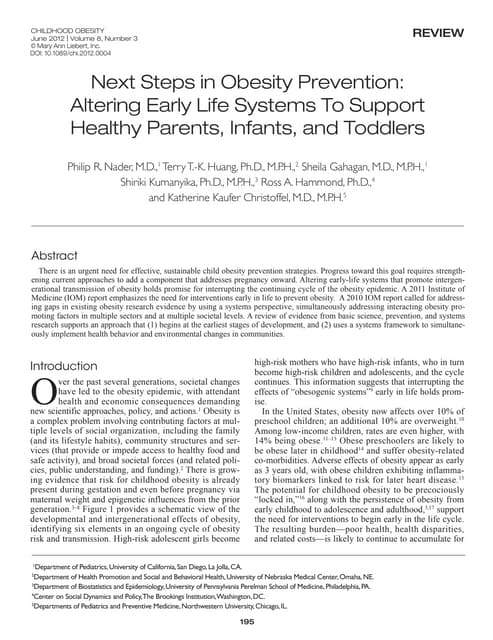 literature review on childhood obesity in the uk