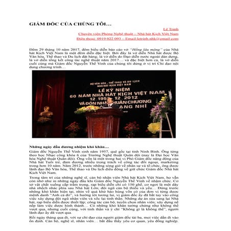 Giám đốc của chúng tôi