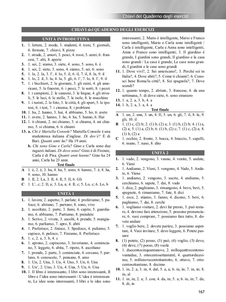Progetto Italiano 3 Quaderno Degli Esercizi