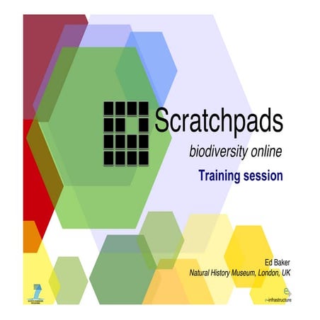 Introduction to Scratchpads & ViBRANT
