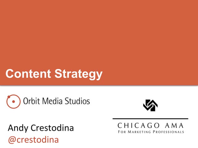 Content Strategy