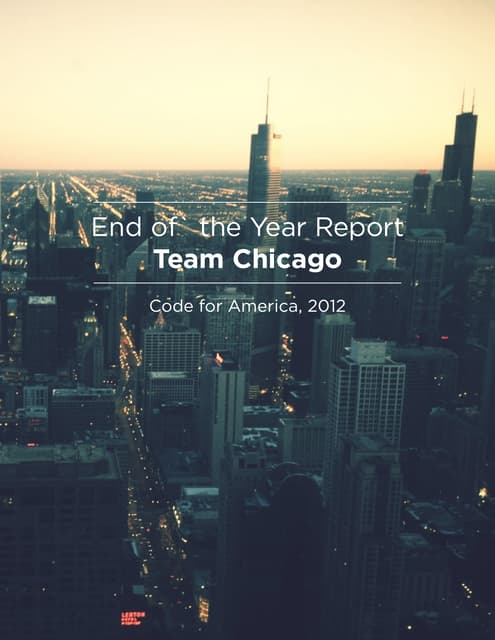 2012_Chicago End of Year Report