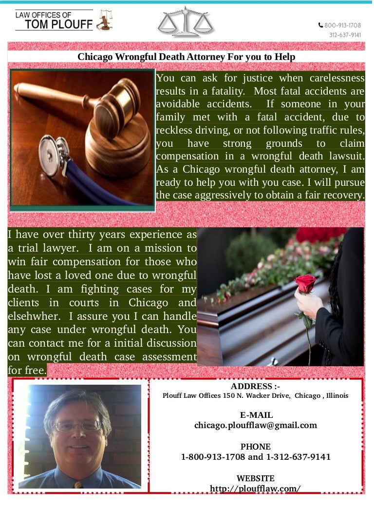 Chicago wrongful death attorney