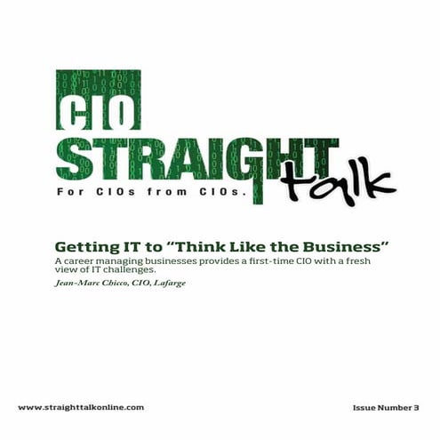 Is your IT aligned to your Business needs? Getting it to Think Like the Busin...