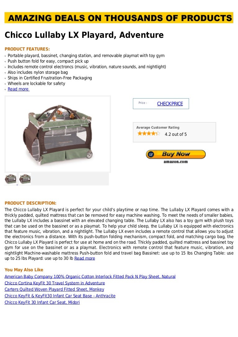 chicco lullaby lx pack and play