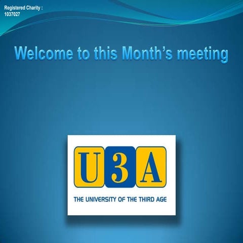 December 2012 Meeting