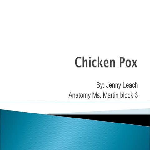 Chicken pox jenny leach