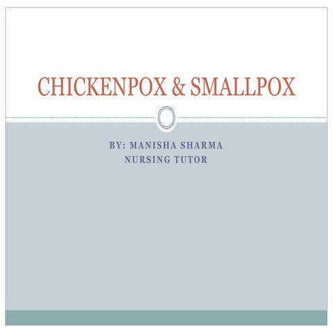 Chickenpox  and  smallpox