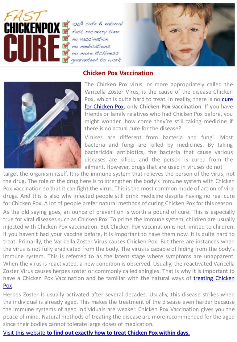 Chicken Pox Vaccination