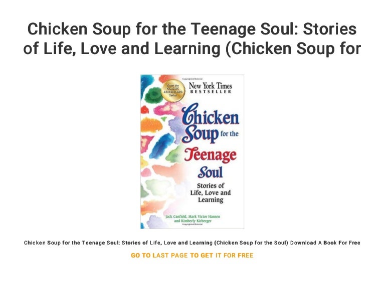 Chicken Soup for the Teenage Soul Stories of Life... Love and Learni…