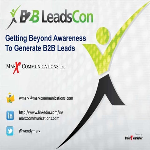 Getting Beyond Awareness To Generate B2B Leads