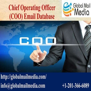 Email list of chief operating officer (coo) | PPTX