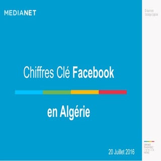 Chiffres clés facebook en algérie