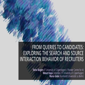 From Queries to Candidates: Exploring the Search and Source Interaction Behav...