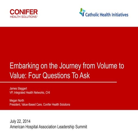 Journey to Value: Four Questions Providers Ask