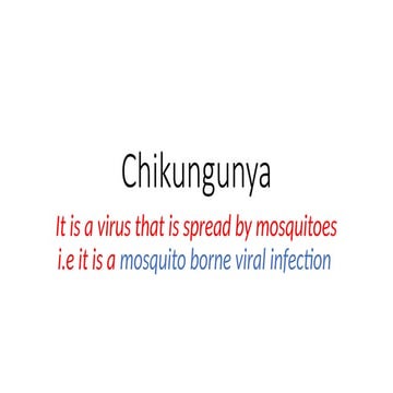 Chikungunya  detailed study with pictures