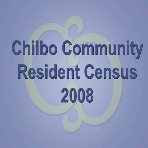 Chilbo Community Resident Census 2008